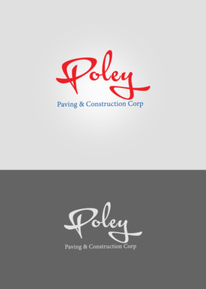 Logo Design by AIDANS STUDIO for Poley Paving & Construction Corp | Design #6834605