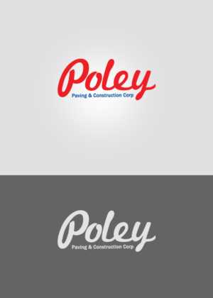 Logo Design by ColorDrops for Poley Paving & Construction Corp | Design: #6834648