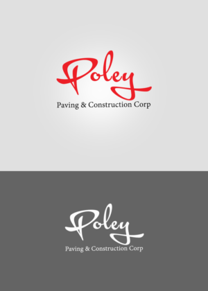 Logo Design by ColorDrops for Poley Paving & Construction Corp | Design: #6834661