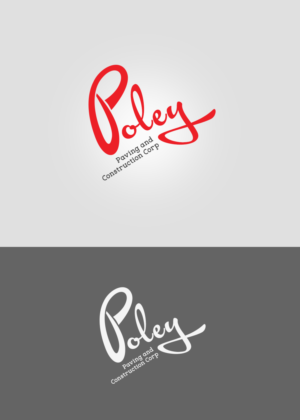 Logo Design by ColorDrops for Poley Paving & Construction Corp | Design: #6846098