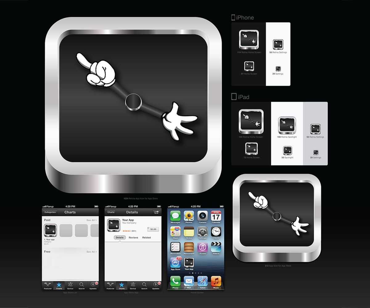 Icon Design by Sergio Coelho for 5Gigahertz, LLC | Design #1777679