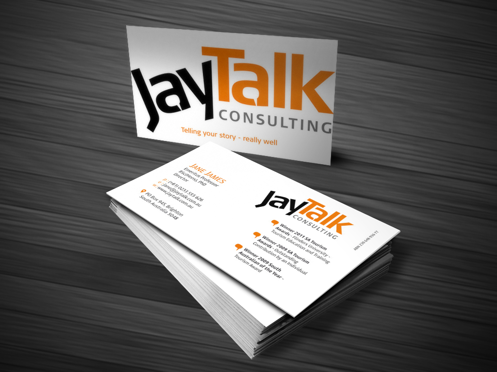 Visitenkarten-Design von Atvento Graphics für JayTalk Consulting | Design #1770344