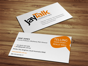 Business Card Design by HYPdesign for JayTalk Consulting | Design: #1771868