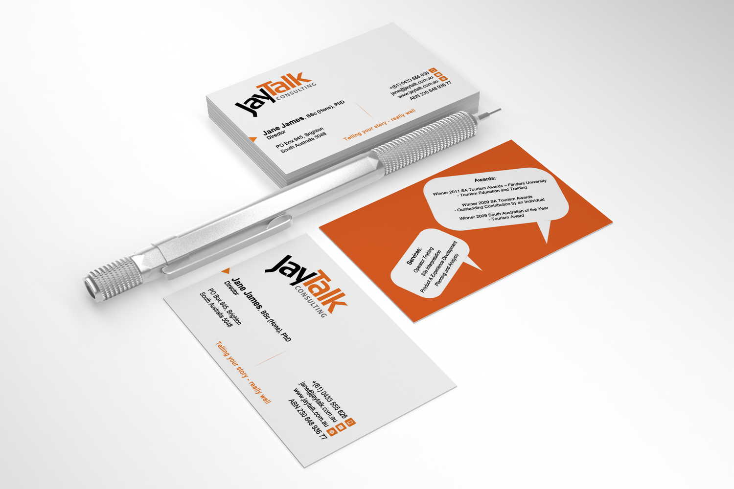 Design de Carte de Visite par Sarah Mathews pour JayTalk Consulting | Design #1773933