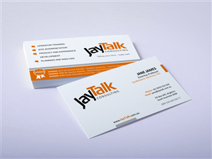 Business Card Design by logodentity for JayTalk Consulting | Design: #1774764