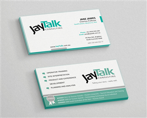 Business Card Design by logodentity for JayTalk Consulting | Design: #1774788