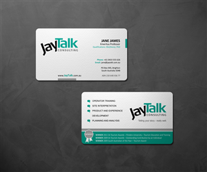 Business Card Design by logodentity for JayTalk Consulting | Design: #1774877