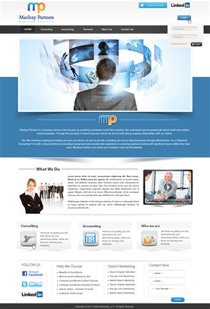 Diseño Wordpress por webxvision para Macleay Partners | Diseño: #1803876