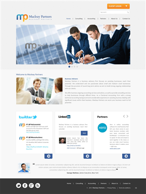 Diseño Wordpress por pb para Macleay Partners | Diseño: #1771830