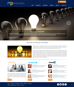 Diseño Wordpress por pb para Macleay Partners | Diseño: #1771898
