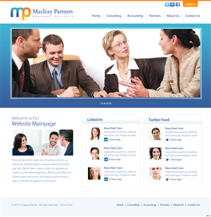 Diseño Wordpress por pb para Macleay Partners | Diseño: #1771910