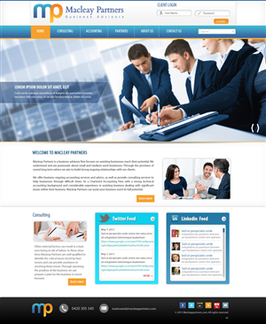 Diseño Wordpress por pb para Macleay Partners | Diseño: #1778971