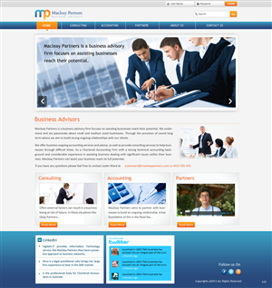 Diseño Wordpress por pb para Macleay Partners | Diseño: #1778974