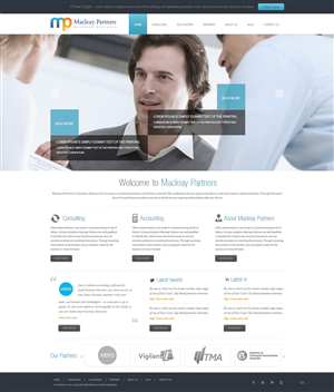 Diseño Wordpress por pb para Macleay Partners | Diseño: #1779312