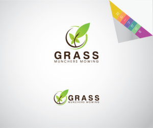 Logo Design by creativemood438 for Grass Munchers Mowing | Design: #6880069