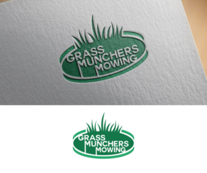 Logo Design by cheez_O for Grass Munchers Mowing | Design: #6862120