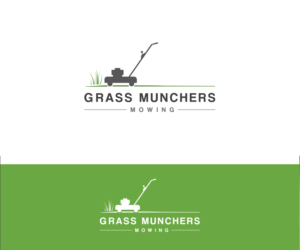 Logo Design by ace of spade for Grass Munchers Mowing | Design: #6872457
