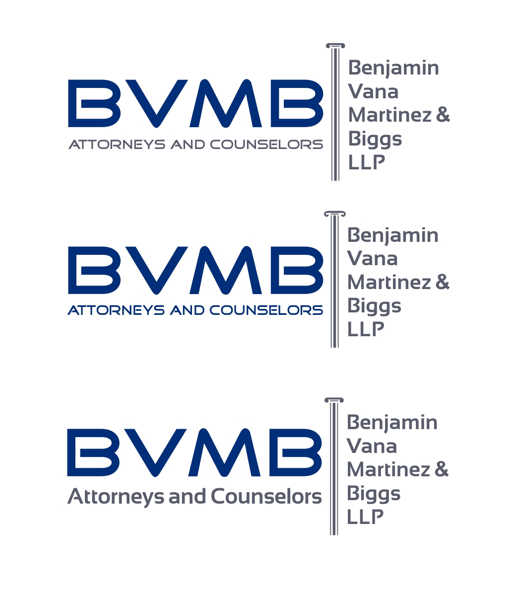 Diseño de Logo por briliana para Benjamin, Vana, Martinez  Biggs, L.L.P. | Diseño #369589