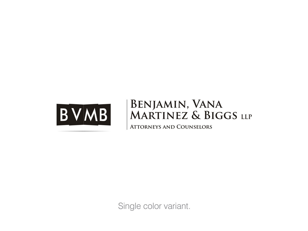 Logo Design by ideartery for Benjamin, Vana, Martinez  Biggs, L.L.P. | Design #382144