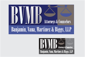 Logo Design by PATRICK KING GRAPHICS for Benjamin, Vana, Martinez  Biggs, L.L.P. | Design: #359043