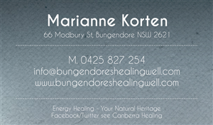 Business Card Design by MOM for Canberra Healing | Design #1769060