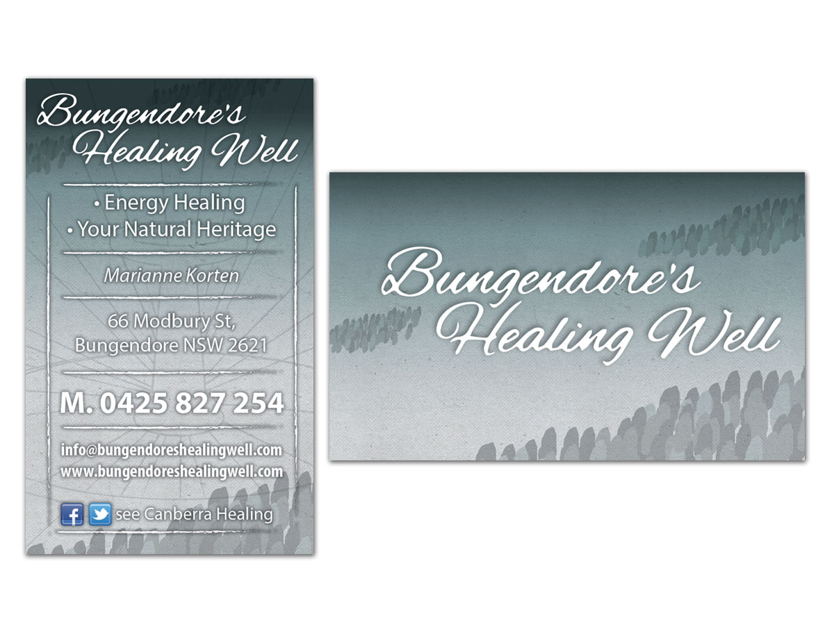 Diseño de Tarjeta de Presentación por Brian McGuire para Canberra Healing | Diseño #1769169