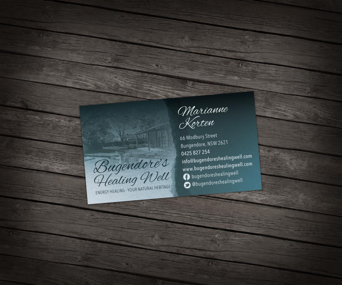 Diseño de Tarjeta de Presentación por amy claire thompson para Canberra Healing | Diseño #1771317