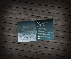 Business Card Design by amy claire thompson for Canberra Healing | Design: #1771317