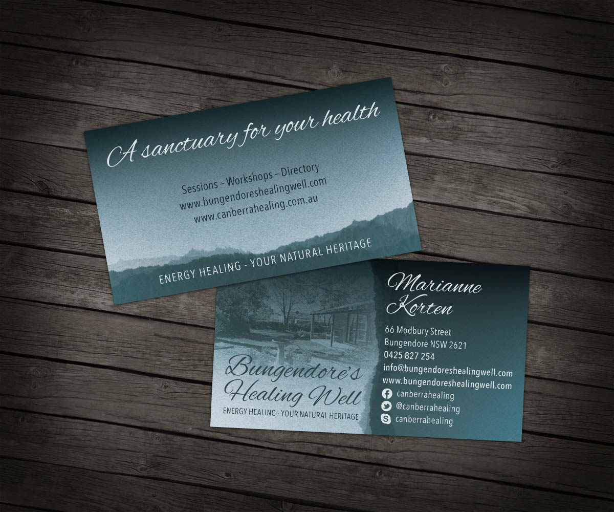 Business Card Design by amy claire thompson for Canberra Healing | Design #1781250