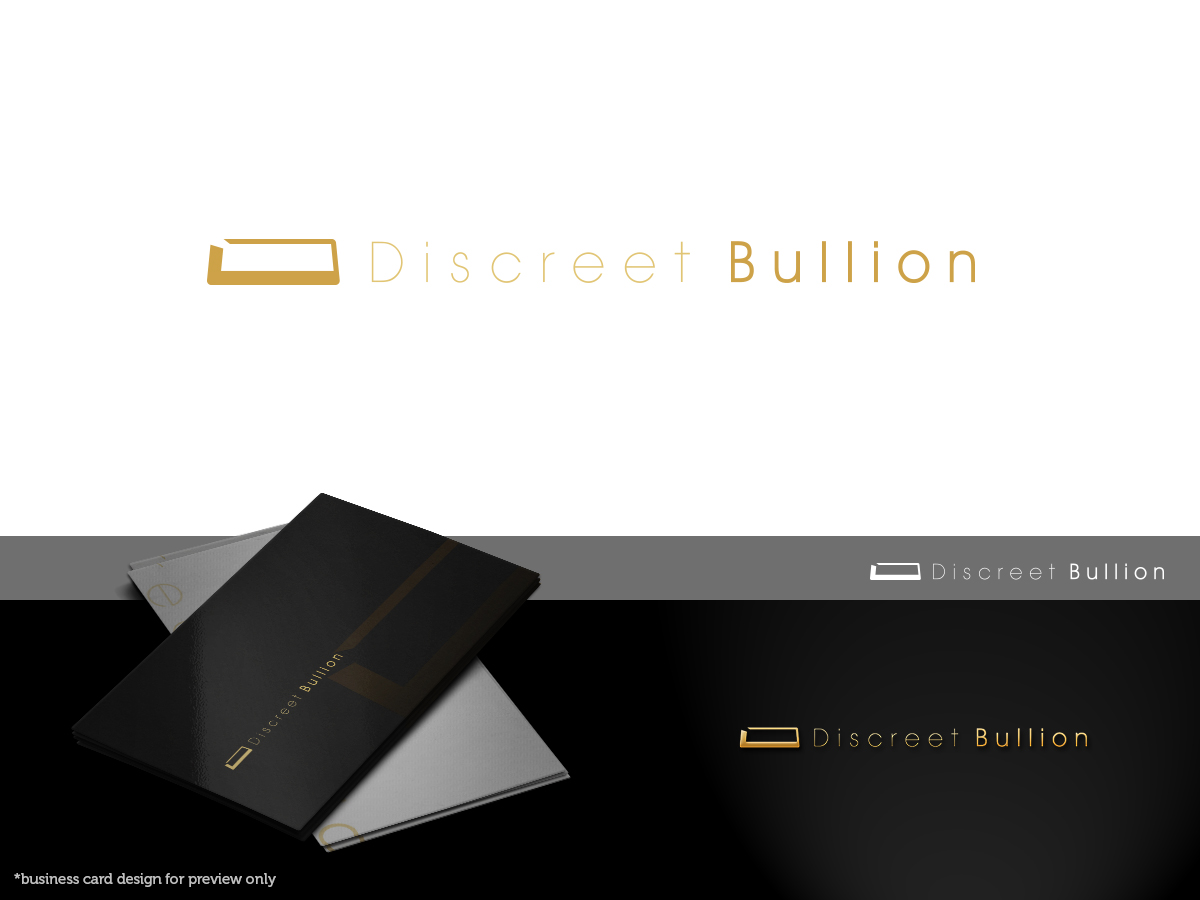 Diseño de Logo por ArtSamurai para Discreet Bullion | Diseño #1777853