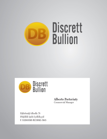 Logo Design by Marcelo K. for Discreet Bullion | Design #1825421