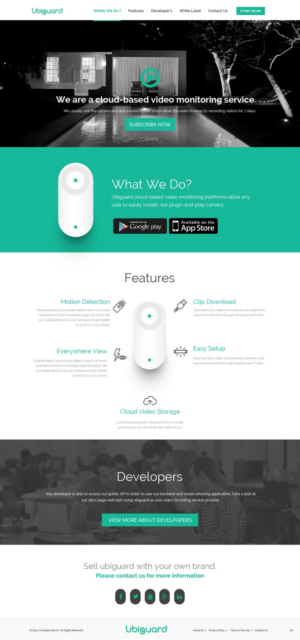 Ubiguard needs to re-design its site