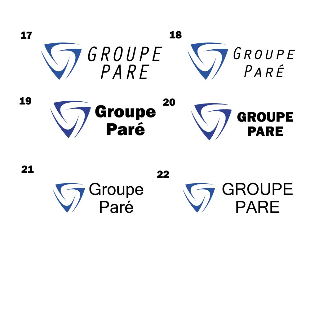Logo Design by lpgiraud for Groupe Paré | Design #1785849