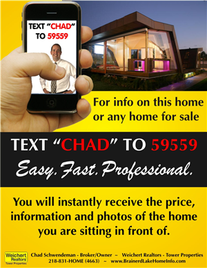 Real Estate Text Messaging Info for house buyers and home sellers | Flyer Design by Amduat Design