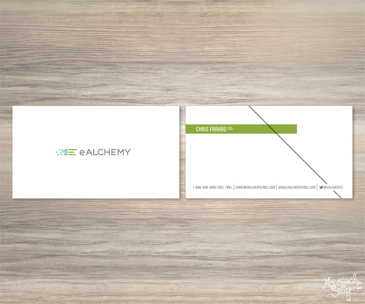 Business Card Design by Madge for eAlchemy | Design #1772307