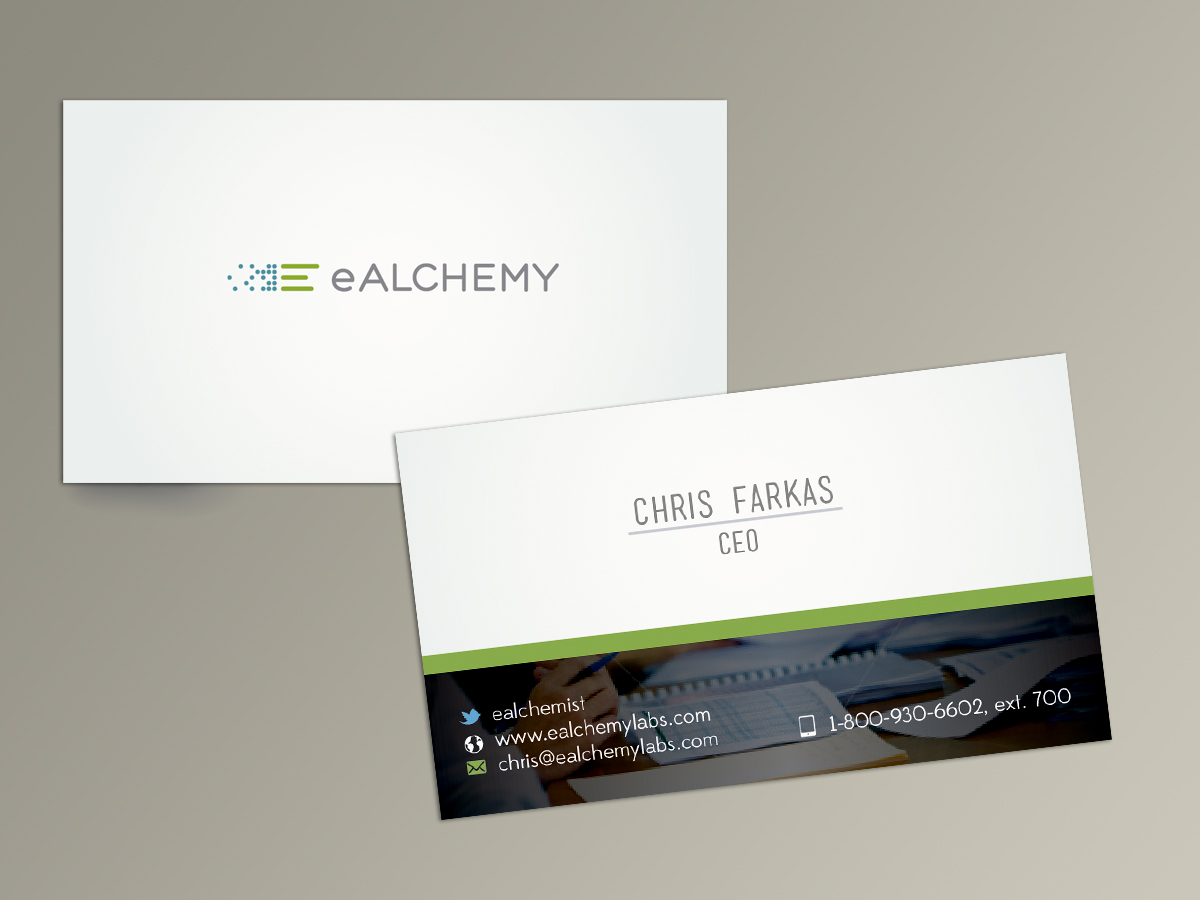 Business Card Design by silviaer for eAlchemy | Design #1781335