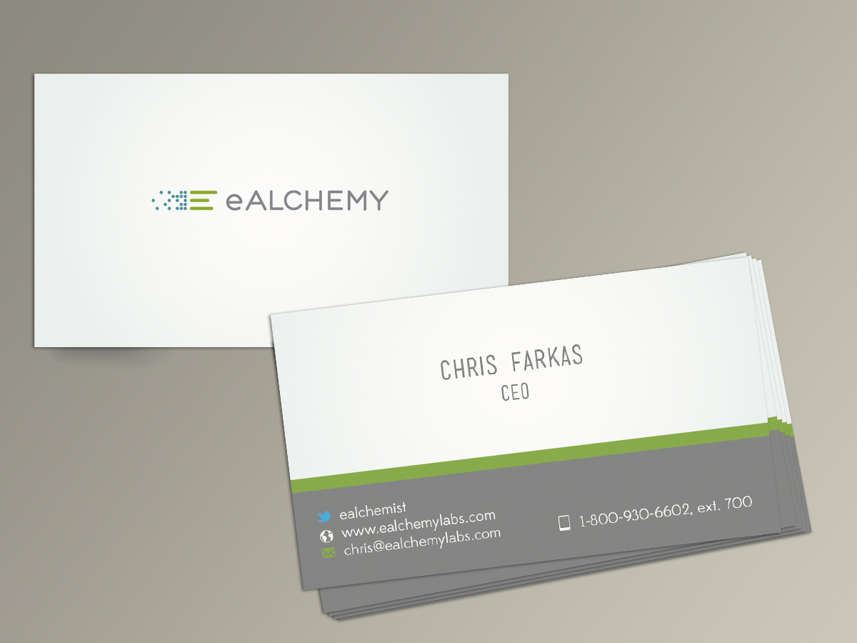 Business Card Design by silviaer for eAlchemy | Design #1781338
