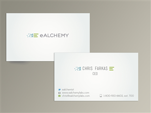 Diseño de Tarjeta de Presentación por silviaer para eAlchemy | Diseño: #1781343