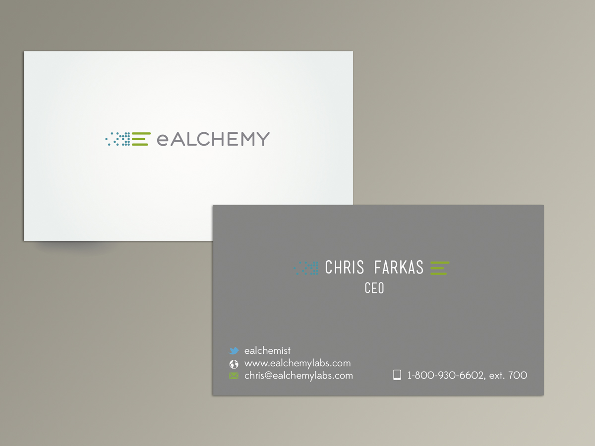 Business Card Design by silviaer for eAlchemy | Design #1781346