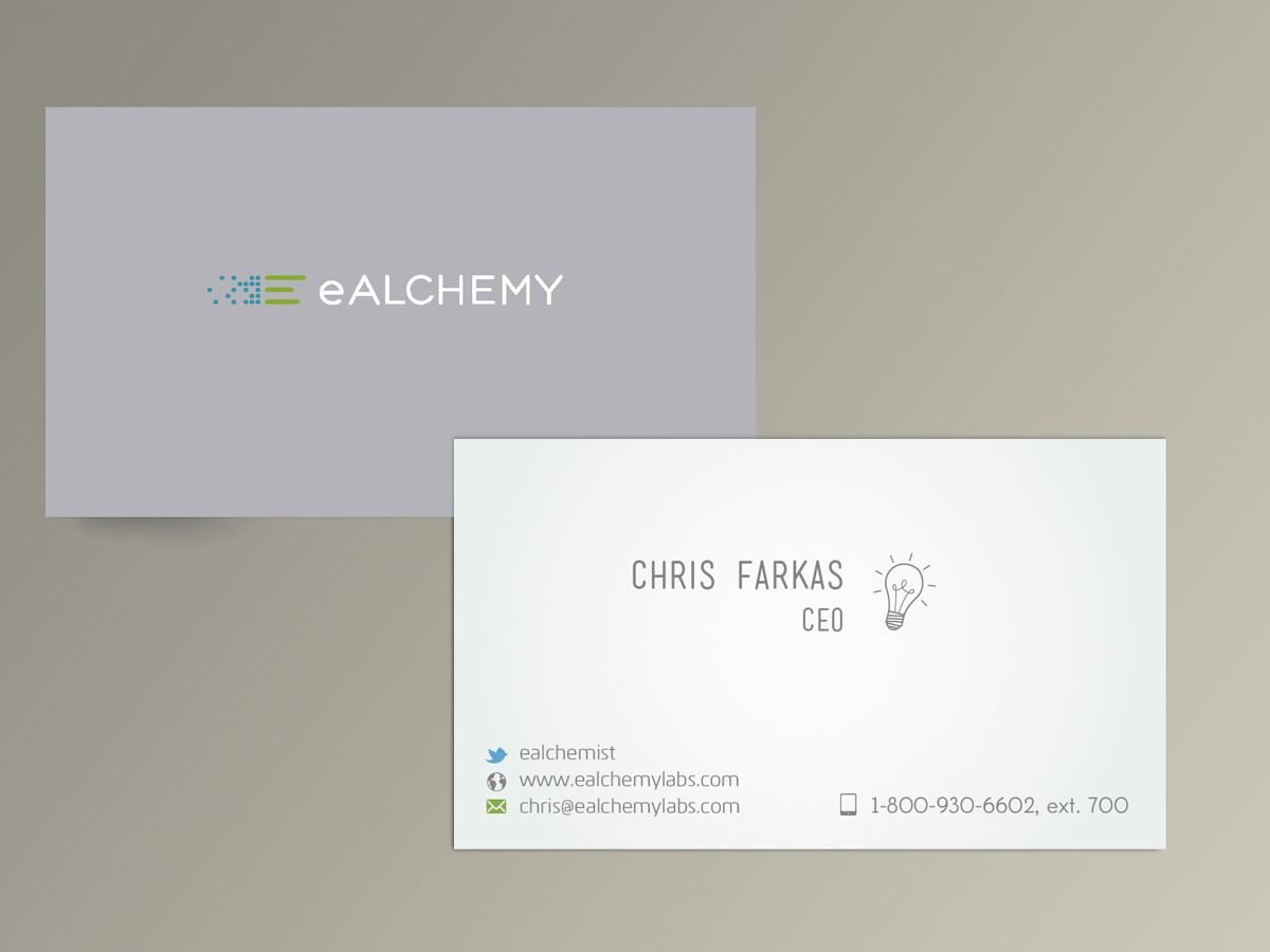 Business Card Design by silviaer for eAlchemy | Design #1785039