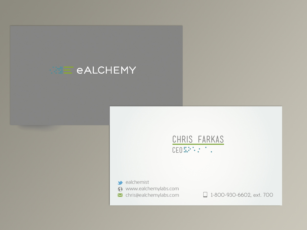 Business Card Design by silviaer for eAlchemy | Design #1785105