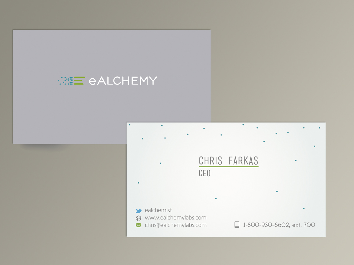 Business Card Design by silviaer for eAlchemy | Design #1785114