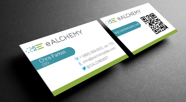 Business Card Design by jessica for eAlchemy | Design #1771076