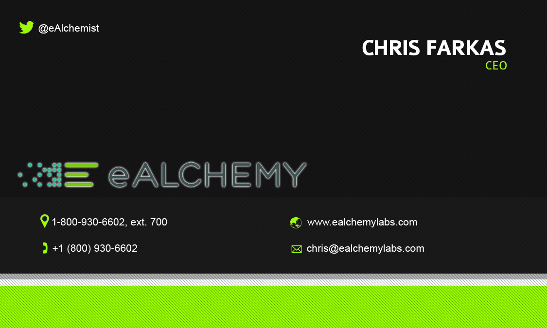 Business Card Design by Pradeep for eAlchemy | Design #1775061