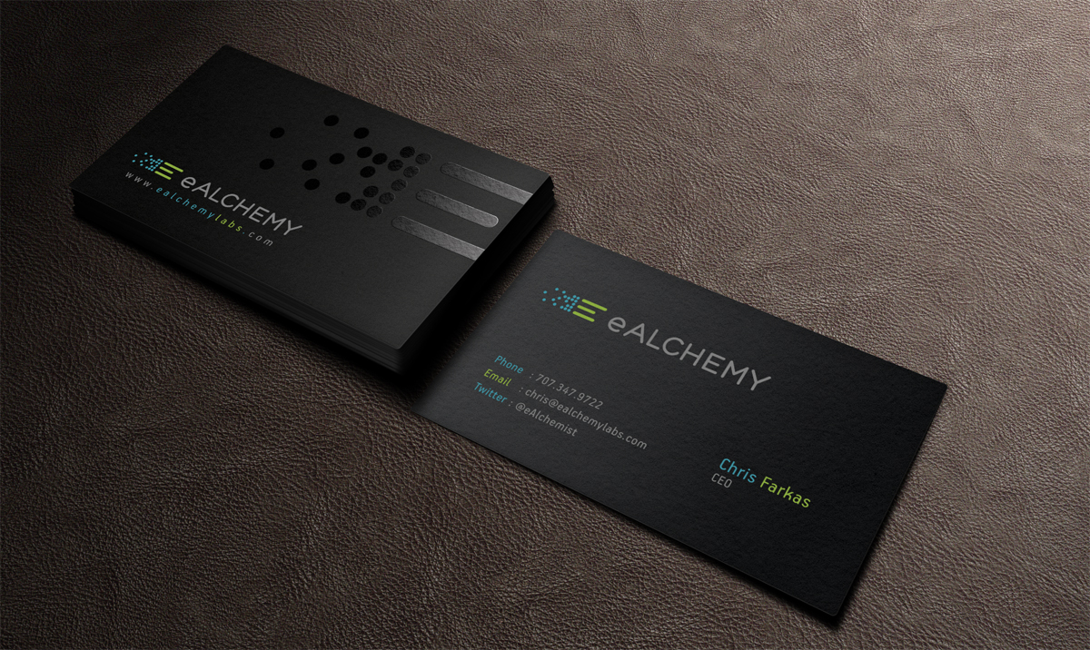 Diseño de Tarjeta de Presentación por diRtY.EMM para eAlchemy | Diseño #1795744