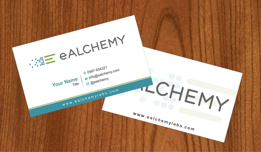 Diseño de Tarjeta de Presentación por Sbss para eAlchemy | Diseño #1776502