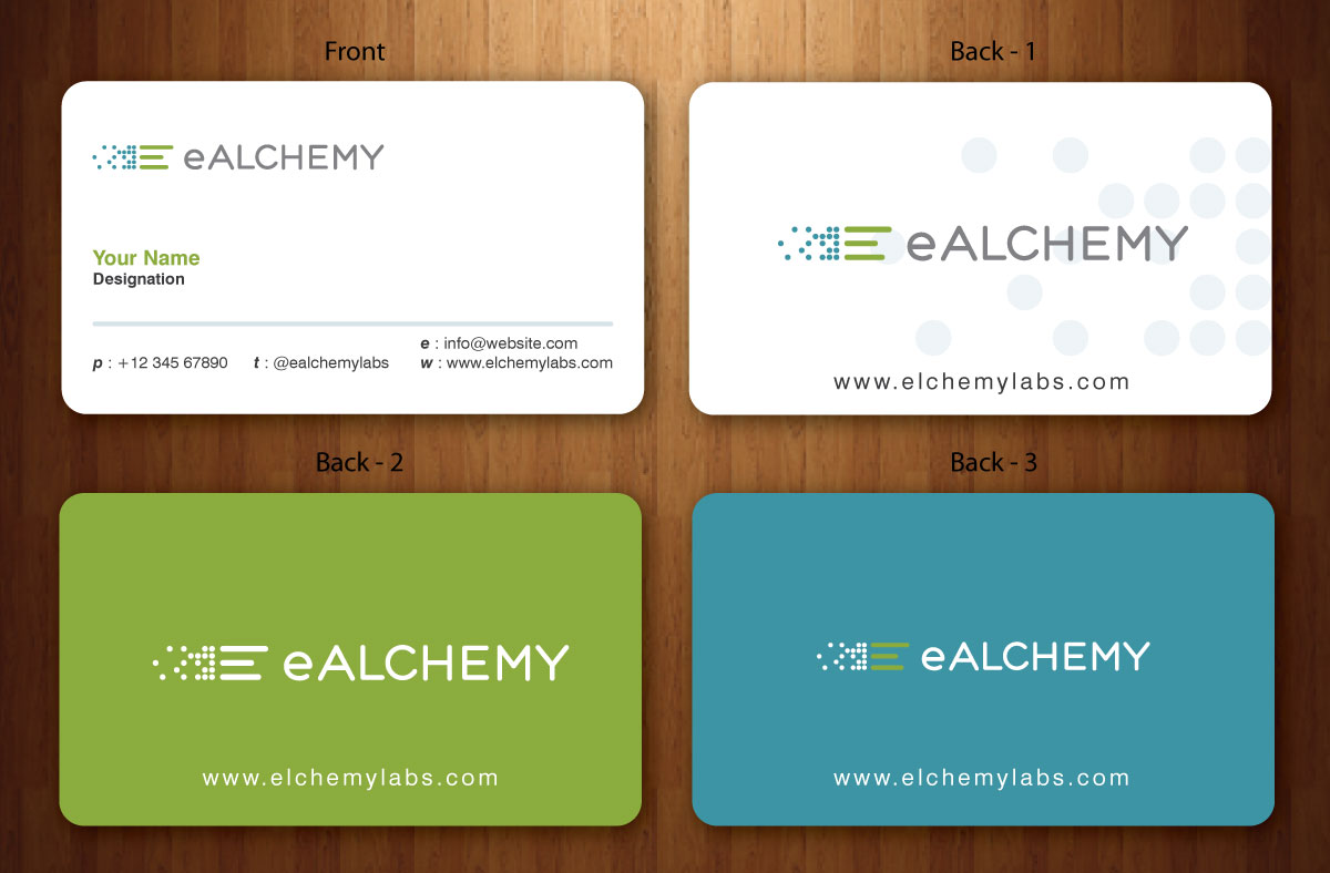 Business Card Design by Sbss for eAlchemy | Design #1776525
