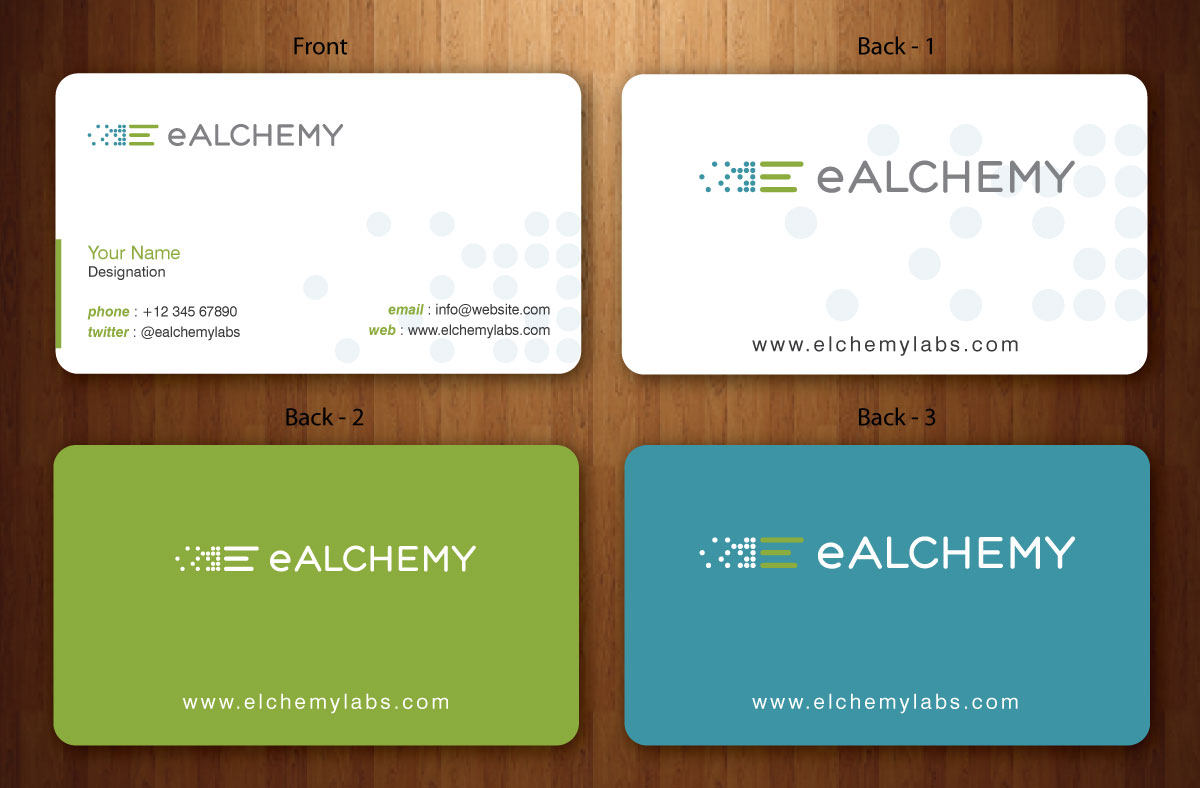 Business Card Design by Sbss for eAlchemy | Design #1776538