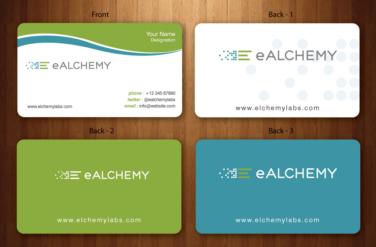 Business Card Design by Sbss for eAlchemy | Design #1776539