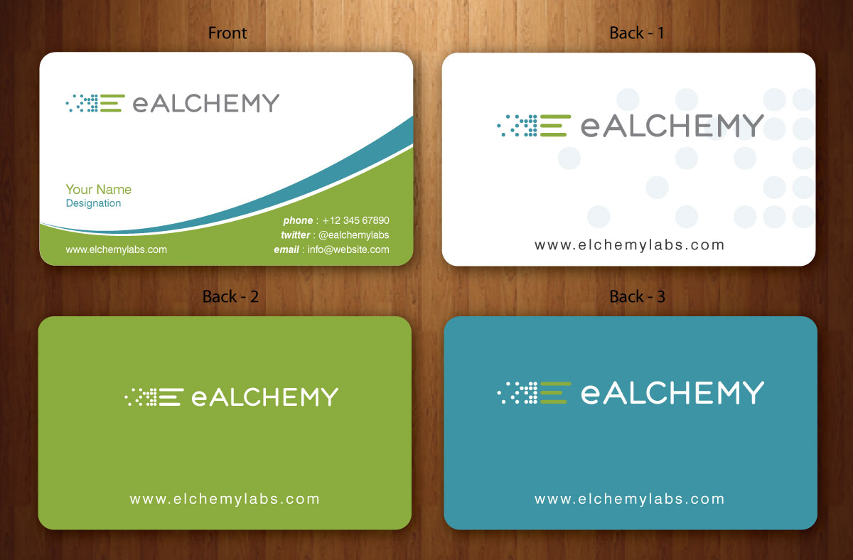 Business Card Design by Sbss for eAlchemy | Design #1776841